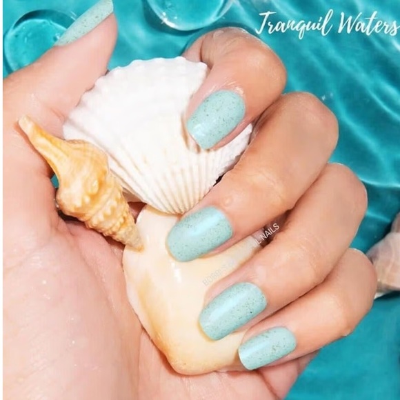 *Retired* Color Street: Tranquil Waters | Turquouse Glitter Sea Ocean Spring - Picture 12 of 16